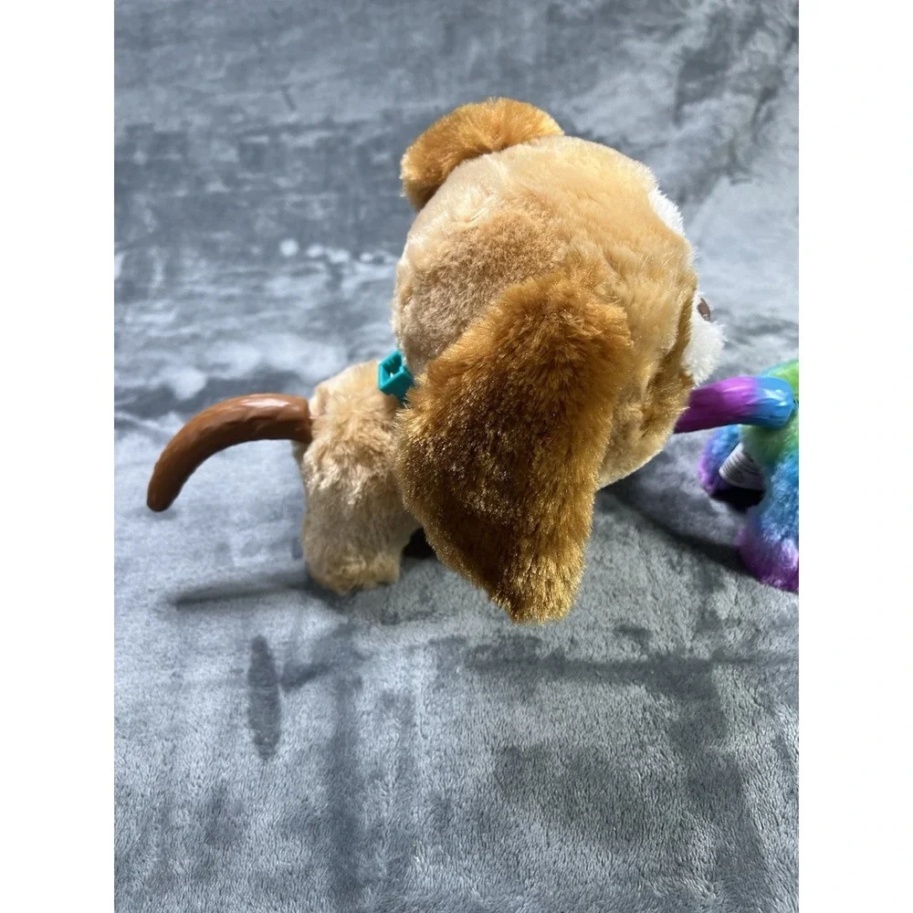 Fur Real Furreal Walkalots Rainbow Walk Talk Unicorn Dog Hasbro Toy Plush Tested